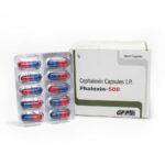 Phalexin Capsule (Cefalexin) 500 mg - 30-tablets